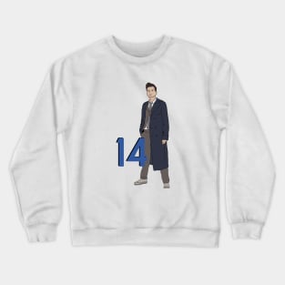 David Tennant Doctor Who 14 Crewneck Sweatshirt